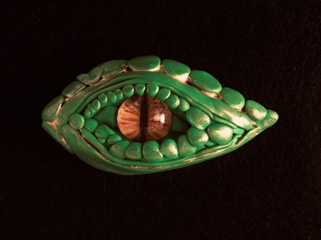 How to Make a Dragon's Eye from Polymer Clay Get Creative with Nana